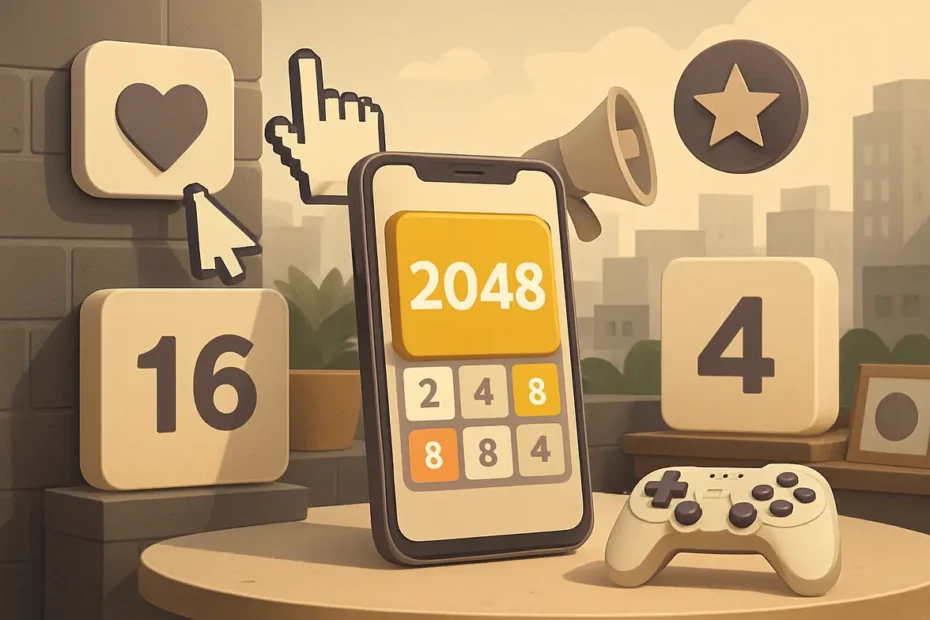 quelle est la place de 2048 dans la culture pop le jeu au dely de l ycran